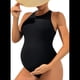 thumbnail image 3 of Traje de Baño Bikini de Playa de una Pieza Negro M, 3 of 7