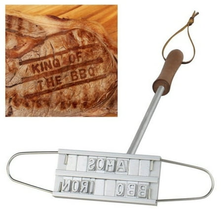 q Barbecue Branding Iron Tool Meat Steak Burger 55 X Letters And 8 Spaces Walmart Canada