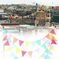 thumbnail image 4 of Colorful Pennants Bunting For Party Celebration, Double-Side Colorful Flag, Reusable For Wedding Bar Restaurant Party, 4 of 8