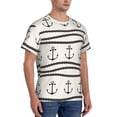 thumbnail image 5 of Rocae Anchors and Ropes for Men's Moisture-Wicking Crew Tee - T-Shirt for Sports, Outdoor Activities, and Casual WearXX-Large, 5 of 9