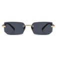 thumbnail image 3 of Fashion Frameless Sunglasses Personalized Cut-edge Glasses For Adults, 3 of 5