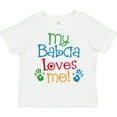 thumbnail image 3 of Inktastic My Babcia Loves Me Boys or Girls Toddler T-Shirt, 3 of 5
