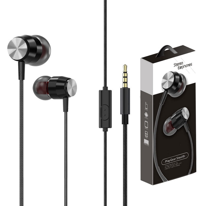 In Ear Headphones Earphones Noise Isolating Pure Sound Powerful Bass Headset 