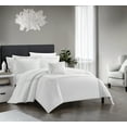 thumbnail image 2 of Chic Home Miliani 4-Piece Solid Color Cotton Comforter Set, King, Beige, 2 of 7