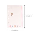 thumbnail image 2 of 3PCS A7 Loose Leaf Refill Papers Colorful Notebook Replacement Core Papers for School Store Office, 2 of 9