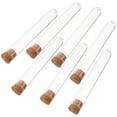 thumbnail image 5 of GARVALON Test Tubes With Cork Transparent Plastic 30Pcs for Round Bottom Design, 5 of 7