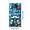 1A, variant on Decorative Design Happy Father's Day Banner Colorful Pattern Beer Mugs Mustache Stars for Father's Day Celebration Family Gathering Indoor Decoration