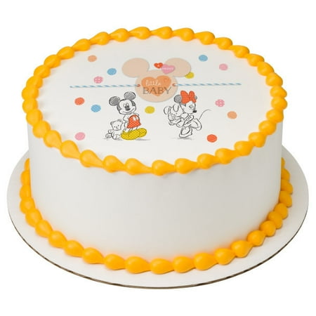 Minnie Mouse Too Sweet Edible Icing Image for 8 inch round cake