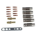 thumbnail image 1 of Contact Tip Set, Easy To Install Welding Torch Nozzle  For MB15 15AK MIG, 1 of 8
