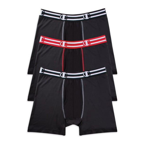 Champion Champion Men's Athletics Tech Performance Boxer Briefs, 3 Pack