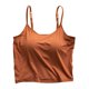thumbnail image 2 of Ropa de trabajo,Camisola de lentejuelas con almohadillas para el pecho, camiseta de yoga de poliéster, ropa informal sin mangas para mujer, sopatenor, 2 of 8