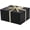 Black, variant on 1Pcs Pink Extra Large gift box with lids 16.5×13×8 Inches gift boxes for presents,Birthday Box (include Ribbon, Paper Shred Filler Gift Card & Envelopes)