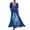 Blue, variant on Frostluinai Womens Plus Size Dresses Summer Sun Dress Floral Flowy Irregular Hem Sleeveless Sundress w/ Long Jacket 2 Piece Set Maxi Boho Dress