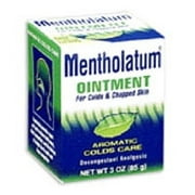 Mentholatum Ointment Topical Analgesic Jar With Aromatic Vapors - 3 Oz