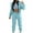 b-Blue, variant on Women Solid Color Hooded Sweatshirt and pant Tracksuit Sport Suit 80s Jumpsuits for Women Sweater Pants Set A Tracksuit for Women Trousers Suits for Women Dressy Pant Suits for A Wedding Dress for