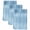Blue, variant on Green Kitchen Towels Set of 3, Modern Abstract Art Ombre Striped Absorbent Dish Towels for Kitchen, Microfiber Hand Towel, Quick Drying Tea Towel for Cleaning Decorative Dishcloths