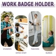 thumbnail image 6 of FOLOYORI 2Pcs Decorative Cards Holders Retractable Badge Reels For Workplace And Outdoor Activities, 6 of 8
