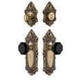 thumbnail image 6 of Grandeur Grande Victorian Plate Single Cylinder Knob Combo Pack with Lyon Knob and matching Deadbolt, 6 of 6