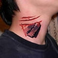 thumbnail image 5 of Tatuaje De Cicatriz De Halloween, Tatuaje Temporal De Cosplay, Pegatinas De Tatuaje Impermeables Para Heridas Para Cara, Brazos, Piernas Guardurnaity HA046234-04, 5 of 5