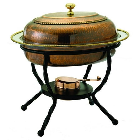 Antique Copper over Stainless Steel Chafing Dish