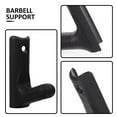 thumbnail image 3 of HLONK Wall Mounted Dumbbell Rack for Barbell Storage Black PC Material 2Pcs Easy Access and Long Lasting, 3 of 6
