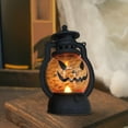 thumbnail image 6 of YIMWNYI Halloween Decorative Pumpkin Lights, Vintage Electroplated Wind Lights, Plastic Electronic Candles for Indoor Outdoor Use, Safe and Energy-Saving Lanterns for Home and Events, 6 of 6