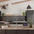 thumbnail image 6 of Polished Chrome Kitchen Faucet with Black Rubber Stem, 6 of 11