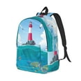 thumbnail image 2 of Daiia Lighthouse Sea Port Vintage Canvas Backpack for Men and Women ,Hiking Backpack,Travel Laptop Bag for School,Large Capacity Backpack, 2 of 8
