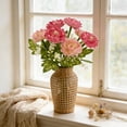 thumbnail image 4 of Artificial Small Tea Bud Fake Flowers, Silk Floral Bouquet for Wedding Mother's Day Bridal Decor, Realistic Faux Flower Arrangement for Home Table and Mantel Decor, F, 4 of 6