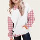 thumbnail image 1 of Sudadera con capucha para niños, cuello redondo, manga larga, ropa de abrigo para niños de talla mediana y grande, jersey, blusa de poliéster para niños, 1 of 5
