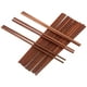 thumbnail image 3 of 10 pares de palillos reutilizables, aptos para lavavajillas, largos, de madera, chinos para ollas calientes., 3 of 8