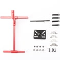 thumbnail image 4 of Soporte de reparación de mantenimiento de marco abatible de motor de acero inoxidable simulado giratorio universal para herramientas RC Sunnimix Soporte de reparación, 4 of 8