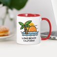 thumbnail image 4 of CafePress - California Long Beach Mugs - 11 oz Ceramic Mug - Novelty Coffee Tea Cup, 4 of 6