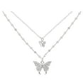thumbnail image 1 of Wweixi Luxurious Double Layer Pendant Necklace Made Of 925 Sterling Silver And Is Easy Matching, 1 of 6