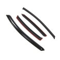 thumbnail image 2 of Tuningpros WD2-761 Outside Mount Window Visor Deflector Rain Guard Dark Smoke 4 Pcs Set For 2013-2016 Dodge Dart, 2 of 5