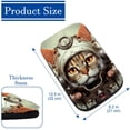 thumbnail image 4 of Cat Furry Printed Soft Armrest Cover 12.5x8.2 Inch for Car Armrest Mat and Car Armrest Cover, 4 of 6