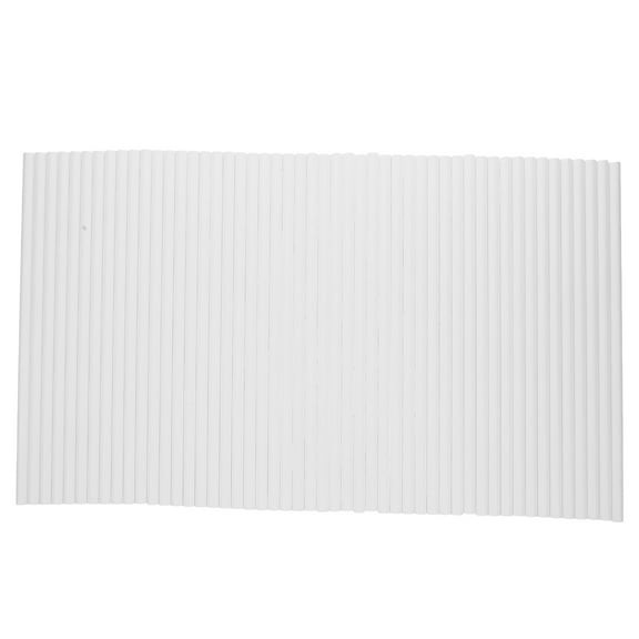 FRCOLOR 50pcs White Paper Sticks for DIY Candies Cake Pops Cotton Candy Lollipop Making Supplies