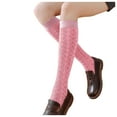 thumbnail image 3 of JeashCHAT Women Fashion Plaid Ladies Cotton Middle Tube Socks Stockings Calf socks, 3 of 5