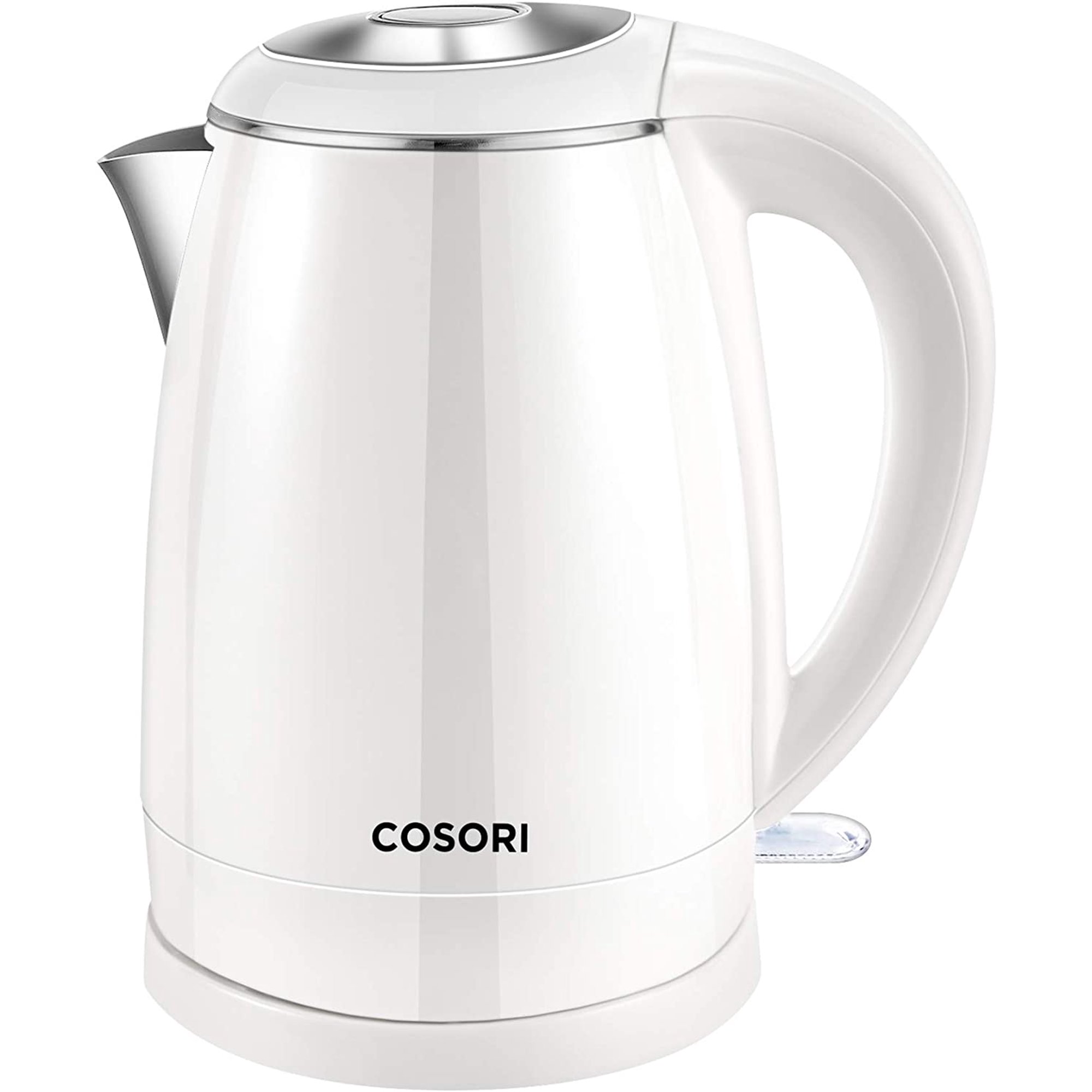 Electric Kettle(BPA Free), 1.8Qt Double Wall 304 Stainless Steel Tea Kettle,Water  Boiler, Auto Shut-Off and Boil-Dry Protection,Cordless,FDA/ETL/CETL  Approved, 2 Year Warranty, White | Walmart Canada