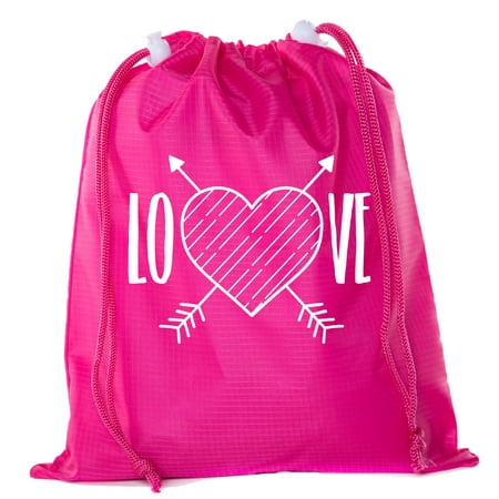Valentine's Day Bags, Mini Drawstring Cinch Backpacks, Valentines Day Gift Bags