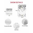 thumbnail image 7 of Grey Eucalyptus Kitchen Dish Towels for Drying Dishes Set of 2, Watercolor Spring Weeping Botanical Waffle Weave Microfiber Hand Tea Bathroom Towels Quick Dry & Absorbent Towel 12x12, 7 of 7