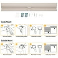 thumbnail image 6 of Keego Top Down Bottom Up Shades Cordless Cellular Blindss Double Single Cell Window Blinds Light Filtering Honeycomb Shades Thermal Insulated Blinds(Gray Sheen-Light Filtering, 49"W x 78"H), 6 of 6