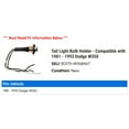 thumbnail image 2 of Tail Light Bulb Holder - Compatible with 1981 - 1993 Dodge W350 1982 1983 1984 1985 1986 1987 1988 1989 1990 1991 1992, 2 of 2