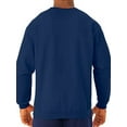 thumbnail image 4 of Jerzees Chandails en Molleton et Chandails à Capuchon en Molleton NuBlend pour Hommes, Chandail en Molleton-Marine, Moyen, 4 of 5