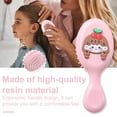 thumbnail image 3 of Happydeer Girls Mini Hair Brush Soft Bristles Scalp Massage Cartoon Vegetable Animal Portable Hair Detangling Styling Comb Kids Hairdressing Tools Birthday Gift, 3 of 13