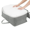 thumbnail image 4 of Unique Bargains 1 Pack Clothes Storage Bags Moving Bags Grey 21.5*8*14in, 4 of 7