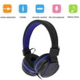 thumbnail image 4 of destyer Wired Headphone Home Hotel Net Bar Over Ear Headset Stereo Sound Adjustable Gaming Earphone, Blue, 4 of 8