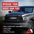 thumbnail image 4 of AMERICAN MODIFIED Armor Grille for 2009-2012 Dodge Ram 1500, Glossy Black, 4 of 13