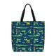 thumbnail image 1 of Easygdp Little Pirate Crocodile Bolsa Tote para Mujer, Bolso de Hombro para Trabajo, Playa, Viajes, Compras y Supermercado, 1 of 7
