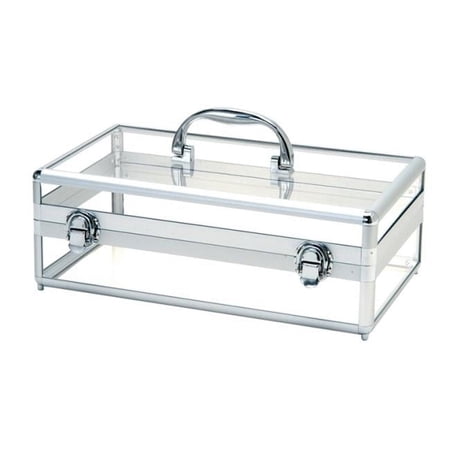TZ Case JB-39 CLR Acrylic Beauty & Spa Case Clear - 4.5 x 7.5 x 13 in.